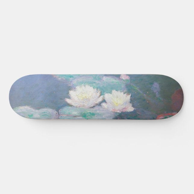 Skateboard Claude Monet - Lys à eau, effet du soir (Horz)