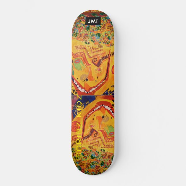 SKATEBOARD CLAVIER SCRIBZ KIDZ / JMT (Recto)