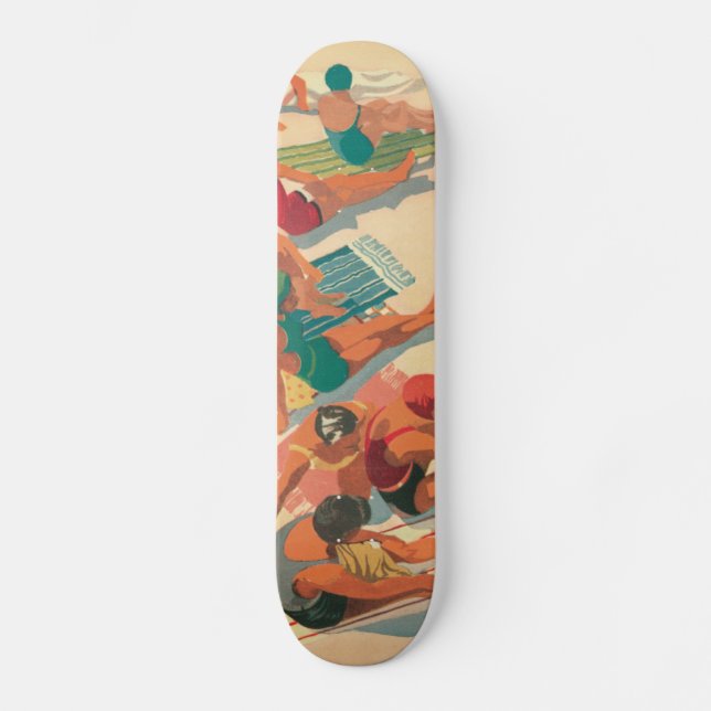 Skateboard Club de plage de paradis (Recto)