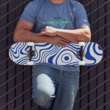Cobalt Hyper Bleu Psychedelique Ondulé