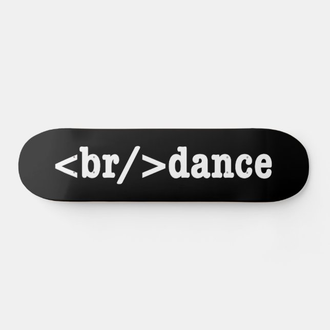 Skateboard code HTML de rupture (Horz)