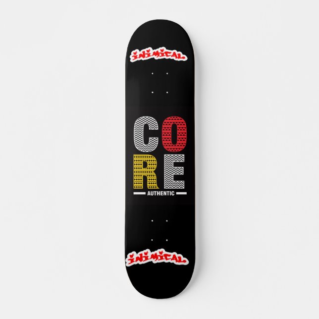 Skateboard Coeur inimical authentique pont (Devant)