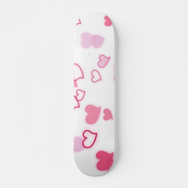 Skateboard Coeurs (Devant)
