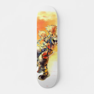 Skateboard Coeurs du Royaume II   Roxas & Sora Mangeant des g