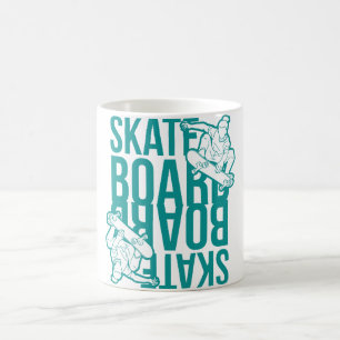 skateboard coffee mug