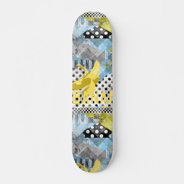 Skateboard Collage à la banane (Devant)