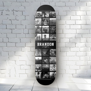 Skateboard Collage photo sur Instagram Cool de noms personnal