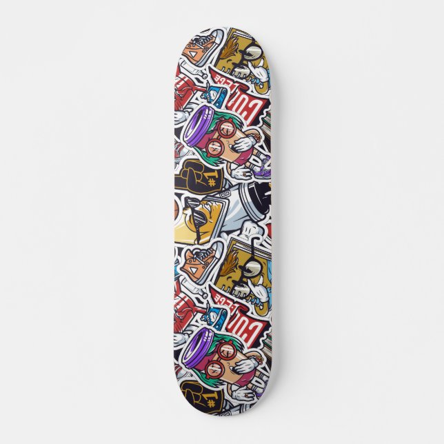 Skateboard College Dynamic Art Urban Graffiti motif (Devant)