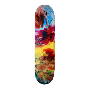 Skateboard Coloré artistique abstrait