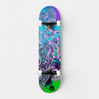 Skateboard Coloré psychédélique