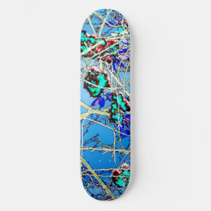Skateboard Colorful Abstract Art Print