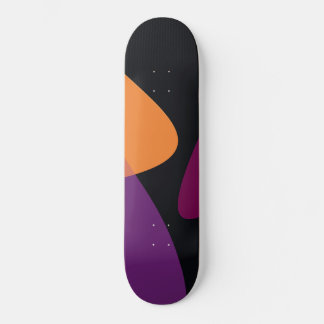 Skateboard Colorful Fluid