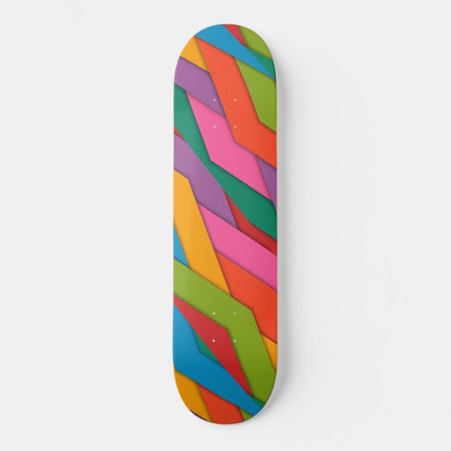 Skateboard Colourful  (Front)