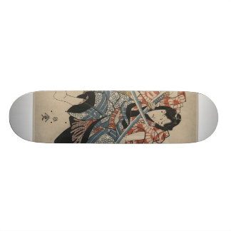 Skateboard Combat samouraï d'épée circa 1825