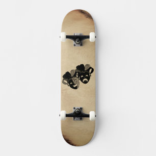 Skateboard Comédie et tragédie Théâtre Masques Jester