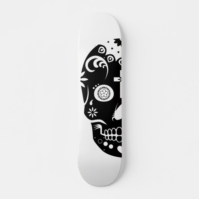 Skateboard commande personnalisée sucre skullz 1 (Devant)