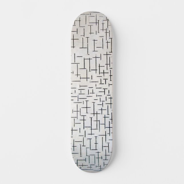 Skateboard Composition no 10, Quai et océan | Mondriaan | (Recto)