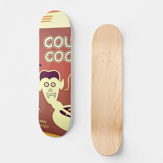 Skateboard Comte de cacao (Recto)