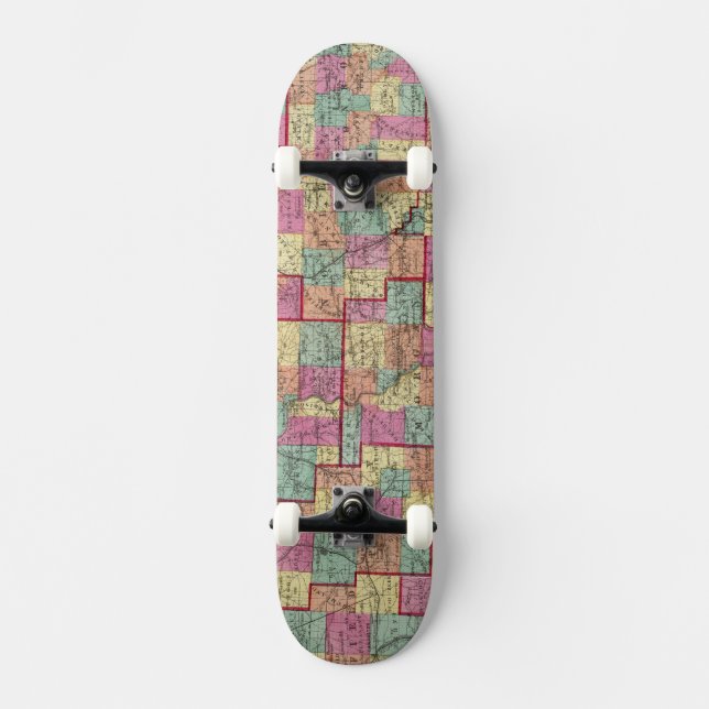 Skateboard Comtés de l'Ohio (Recto)
