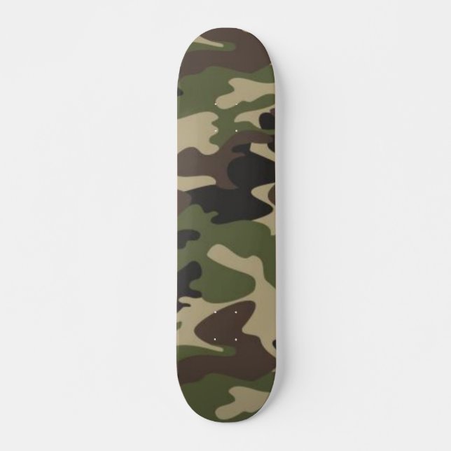 Skateboard Conception Camo personnalisée (Devant)