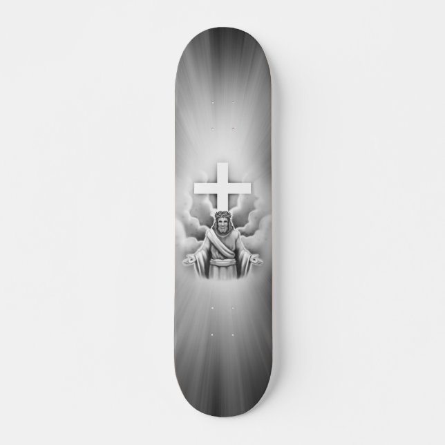 Skateboard Conception de croix de résurrection de (Devant)