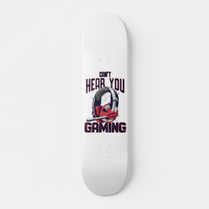 Skateboard Conception de jeux avec casque