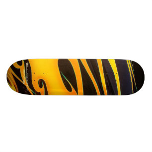 Skateboard Conception de planche à roulettes de flammes