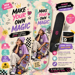 Skateboard Conception de planche à roulettes pour filles colo