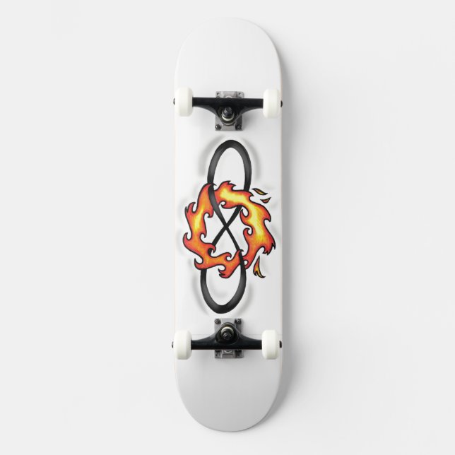 Skateboard Conception du feu éternel (Recto)