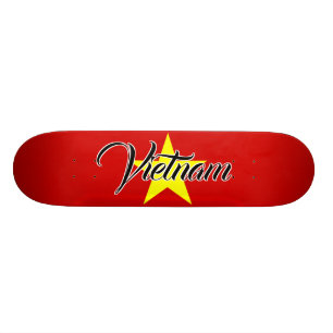 Skateboard Conception extrême d'étoile de jaune de drapeau du
