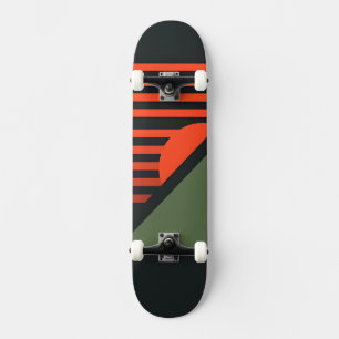 Skateboard Conception graphique rétro minimaliste