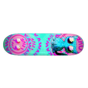 Skateboard Conception mignonne d'anime avec le chat et le