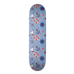Skateboard Conception nautique de patchwork