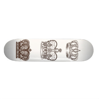 Skateboard Conception royale avec la couronne dans le style