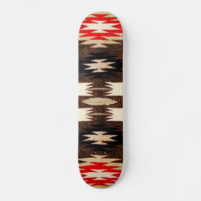 Skateboard Conception tribale amérindienne (Recto)
