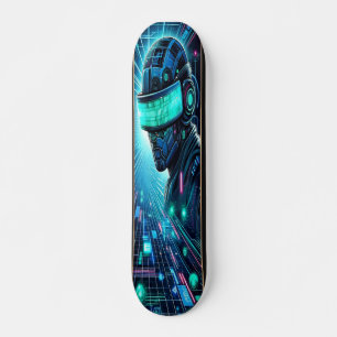 Skateboard "Conquérant du cyberespace : le royaume des pirate