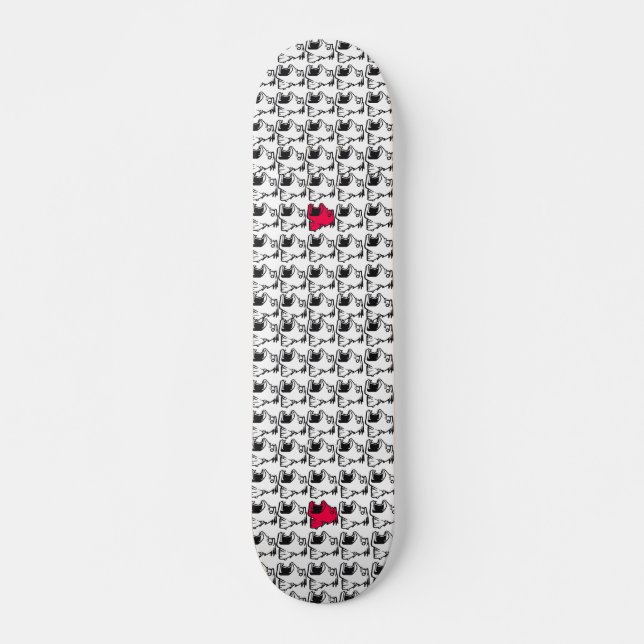 Skateboard Conseil psychopathe de logo de singe (Devant)