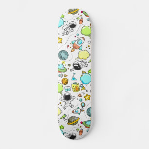 Skateboard Cool bel astronaute spatial