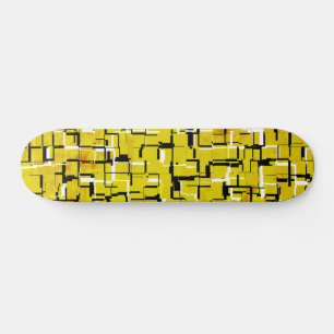 Skateboard COOL Grunge Vert Noir Blanc