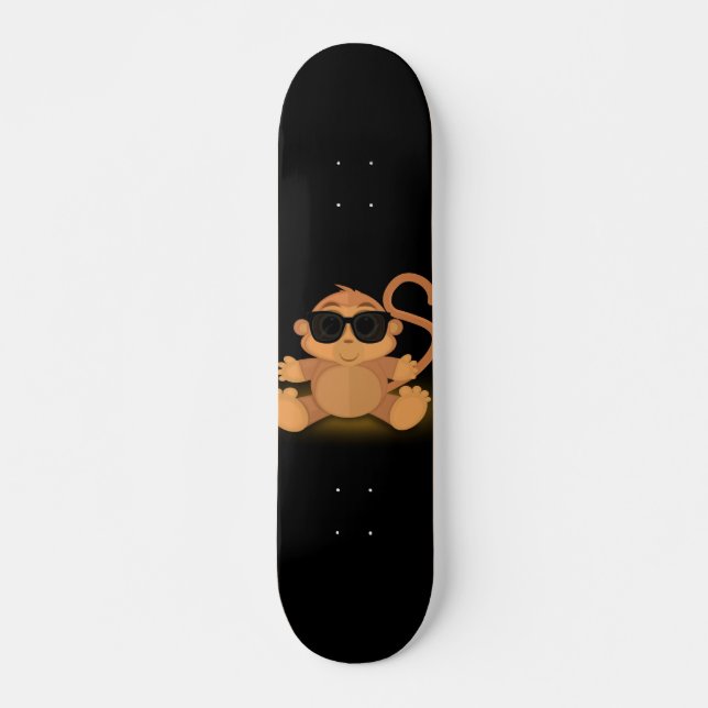 Skateboard Cool Monkey (Devant)