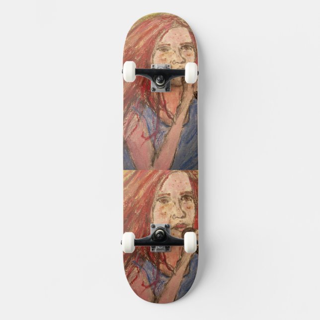 Skateboard Coolest Rocker Girl (Recto)