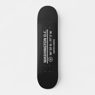 Skateboard Coordonnées Washington D.C.