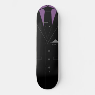 Skateboard Costume noir élégant - Ajouter votre nom