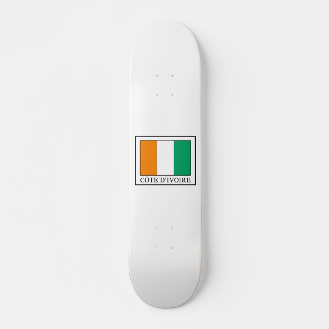 Skateboard Côte d'Ivoire (Devant)