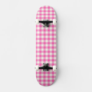 Skateboard Cottagecore En vichy rose