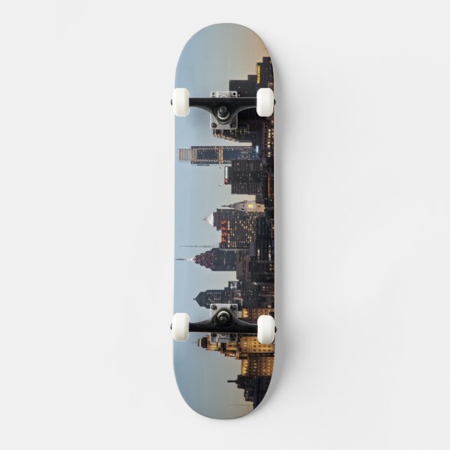 Skateboard coucher de soleil de Philly (Recto)