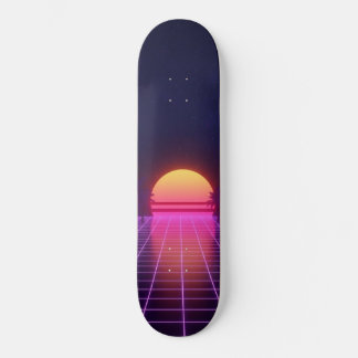 Skateboard Coucher de soleil des années 80