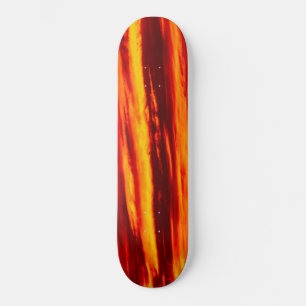 Skateboard Coucher de soleil rouge