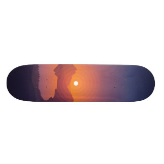 Skateboard Coucher du soleil