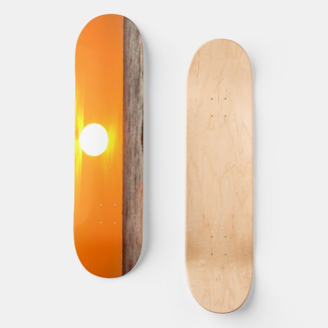 Skateboard Coucher du soleil (Recto)